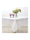 Dimeco Tablecloth with Embroidery Set 13pcs 4002 Ecru 165x260cm