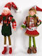 Due esse Christmas Fabric Figure Elf Height 40cm