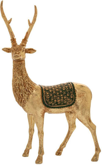 Iliadis Weihnachtliche Kunststoff Figur Rentier Gold Höhe 48cm