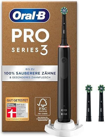 Oral-B Pro Series 3 Електрическа Четка за Зъби Черен