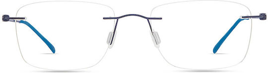 Modo Metal Eyeglass Frame Blue 54184602DNAVY