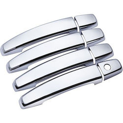 Chrom-Zierleisten-Set Türgriffe Kompatibel mit Suzuki Vitara Ly 2015-> Sx4 2006-> Swift 2005-2017