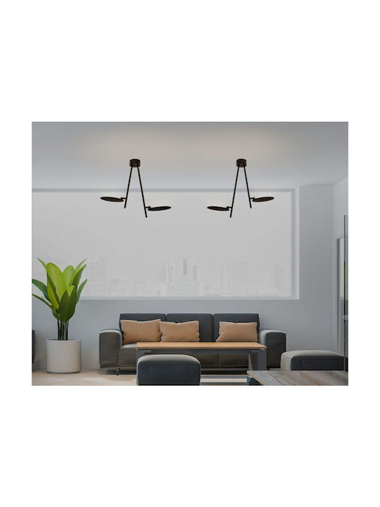 Luma Pendant Light Black 58cm