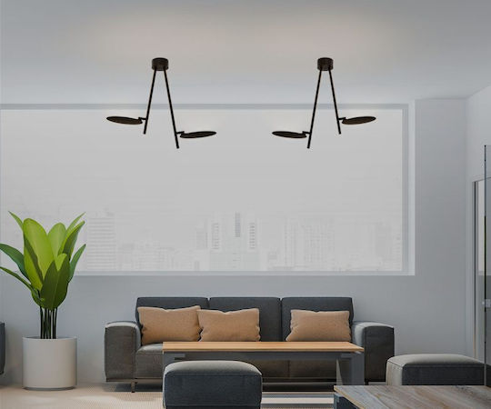 Luma Pendant Light Black 58cm