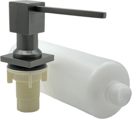 Naron Εντοιχιζόμενο Dispenser Κουζίνας Μεταλλικό Γκρι 350ml