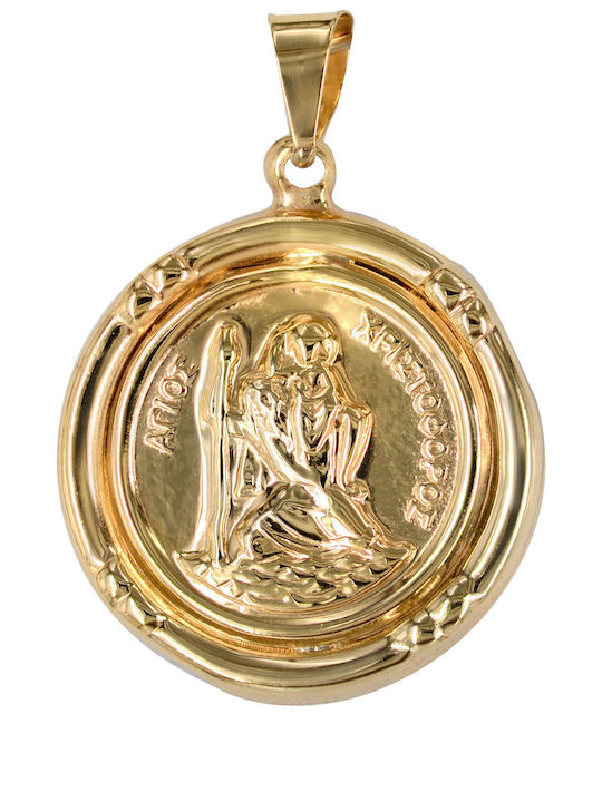 Tasoulis Jewellery Collection Charm Talisman Din Aur Galben 14 Carate
