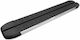 Side Step Set Supports Compatible Renault Kangoo 2008-> Long Body Sline Design Black Chrome Edge