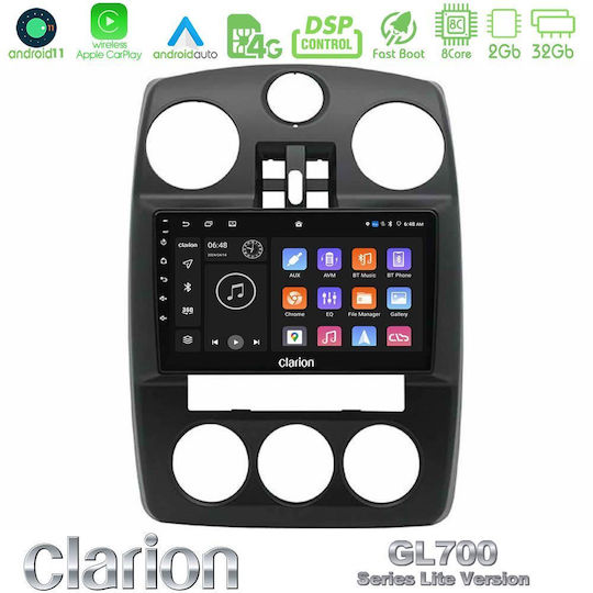Clarion Автомобилна Аудио Система Chrysler PT Cruiser 2000-2005 Bluetooth USB Вграден Wi-Fi GPS Apple CarPlay Android Auto с Touch Screen 9"