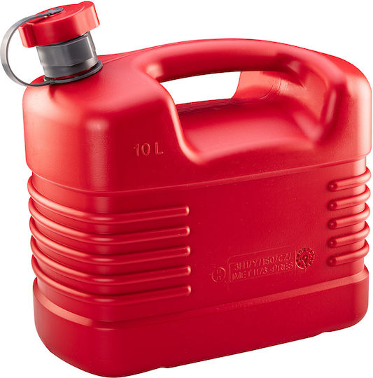 Neo Tools Double Position Plastic Fuel Can With Extension Tube 10lt Red