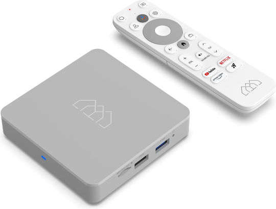 Homatics TV Box 4K UHD with WiFi USB 2.0 1.5GB RAM and 32GB Storage Space with Operating System Android 11.0