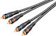 Goobay Кабел 2x RCA мъжки - 2x RCA мъжки 2м 60795