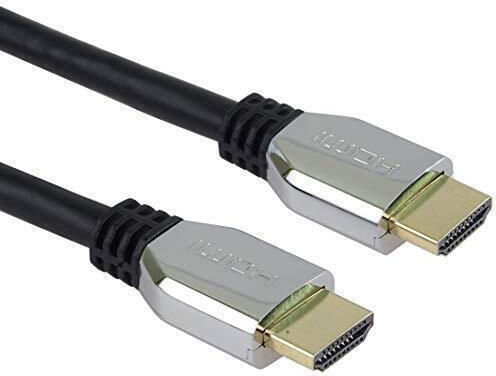PremiumCord HDMI 2.1 Ultra High Speed 48Gbps 4K 120Hz HDR VRR Cable HDMI Male - HDMI Male 0.5m Silver