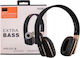 952bt Wireless Wired On Ear Headphones with 4 Hours Playing Time Black