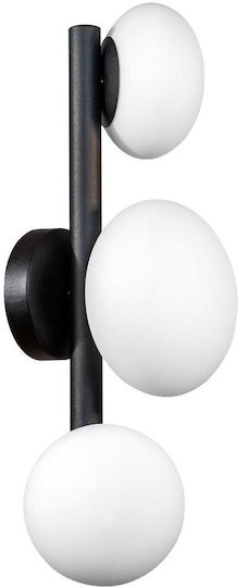 Zuma Line Lamp Wall with Socket G9 Black 45x16cm