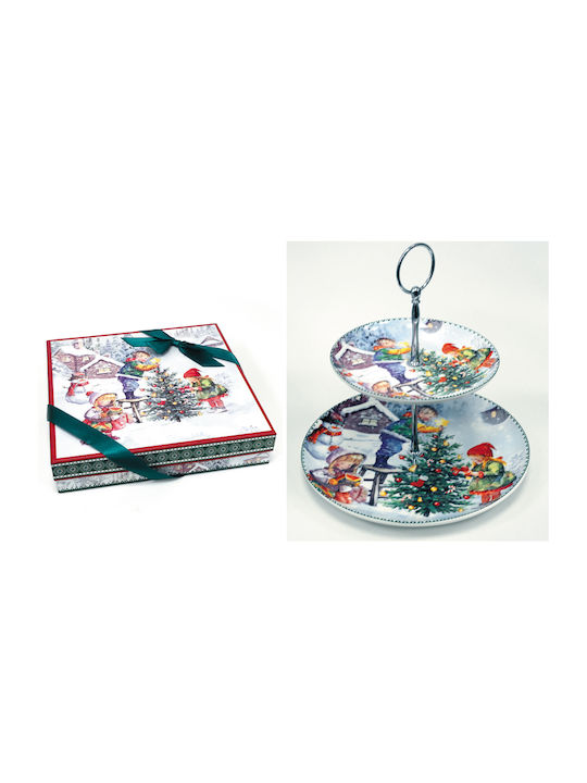 Christmas Cake Stands Porcelain