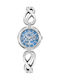 Certus Joalia Crystals Women's Watch with Silver Metal Bracelet