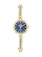 Certus Joalia Crystals Women's Watch with Gold Metal Bracelet
