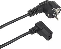 Maclean Energy Schuko - IEC C14 Cable 3m Μαύρο MCTV-854