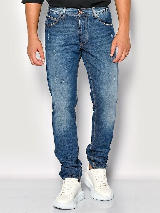 Men's Jeans Pants with Regular Fit Blue
