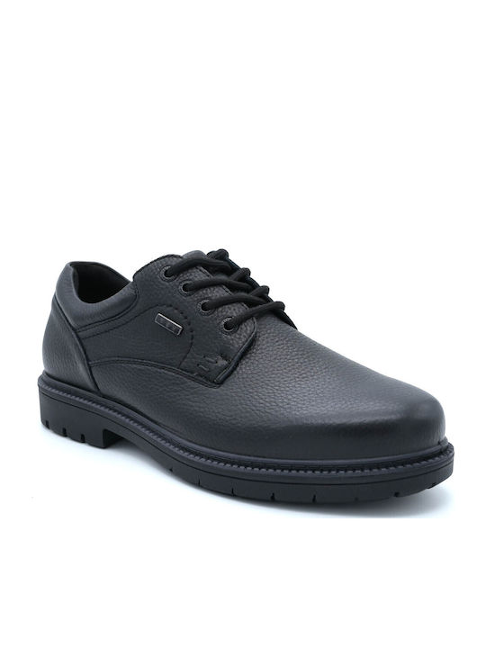 G Comfort Men's Leather Casual Shoes Black