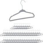 Relaxdays Clothes Hanger Gray 10026485_1009 1pcs