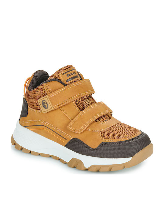 Kinder Sneakers Hoch mit Klettverschluss Braun
