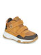 Kinder Sneakers Hoch mit Klettverschluss Braun