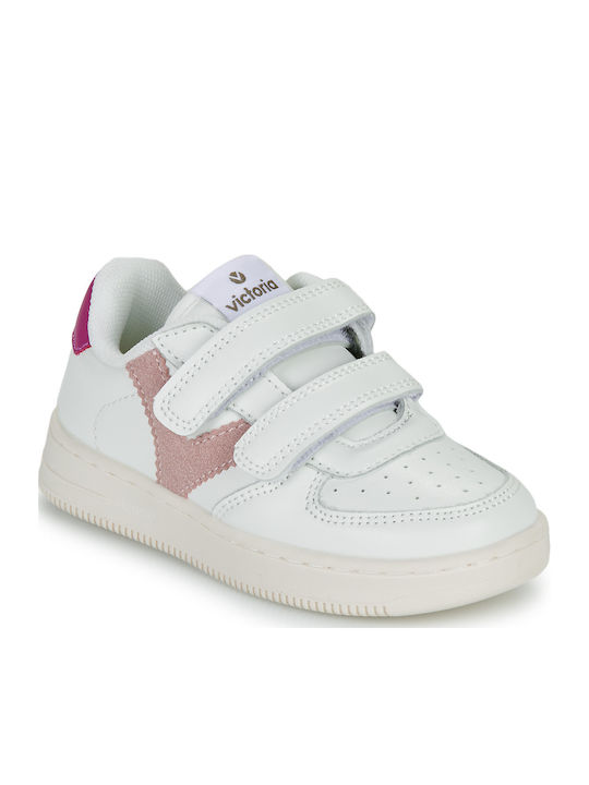 Victoria Παιδικά Sneakers με Σκρατς Λευκά