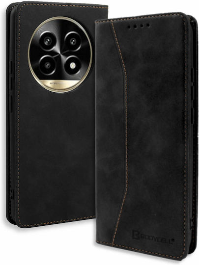 Bodycell Book Piele artificială / Piele Negru (Realme 13 Pro / 13 Pro+)