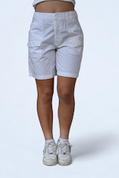 Raxevsky Damen-Shorts Weiß Raxevsky Damen-Shorts Weiß