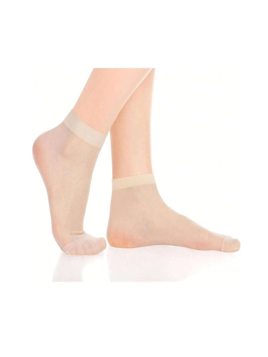 YTLI Women's Socks Beige