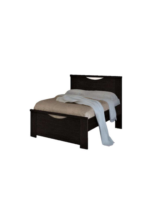 Smile Kids Bed Classic Semi Double Brown for Ma...