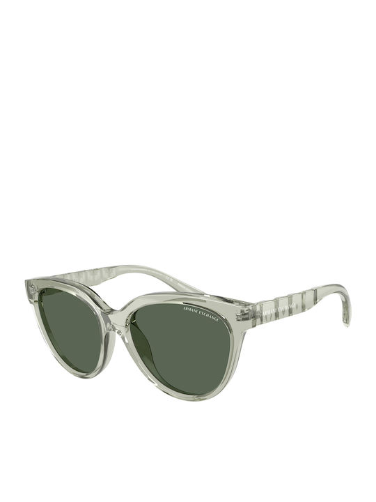 Armani Exchange Γυναικεία Γυαλιά Ηλίου με Πράσινο Κοκκάλινο Σκελετό και Πράσινο Φακό AX4148SU 836071
