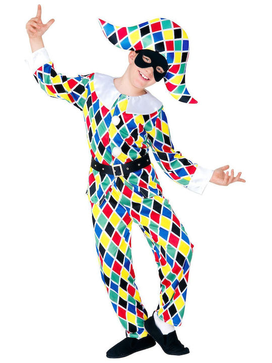 Kids Carnival Costume HARLEQUIN