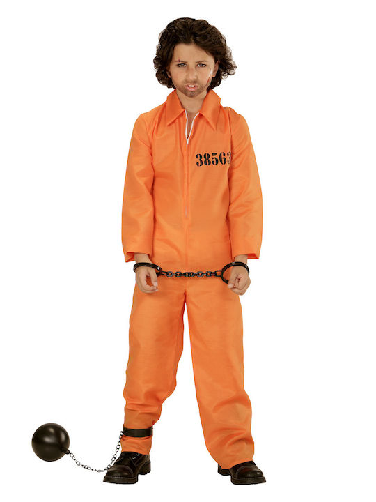 Kids Carnival Costume Convict