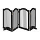 Relaxdays Divider de verandă pentru Câini de Culoare Negru 205.5 x 70 x 70cm
