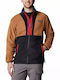 Backbowl Ii Full Ανδρική Ζακέτα Fleece Camel Brown, Black