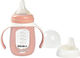 Beaba Educational Sippy Cup Glass with Handles Pink 210ml