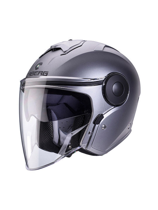Caberg Matt Gun Motorcycle Helmet Jet ECE 22.06