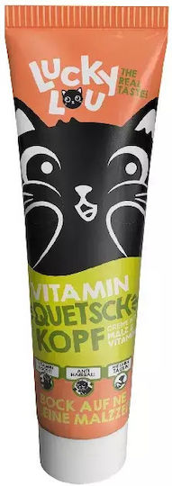 Lucky Lou Katzenleckerlis mit Lachs Leber Käse für Erwachsene Katzen 100gr Hülsenfrüchte & Vitamine