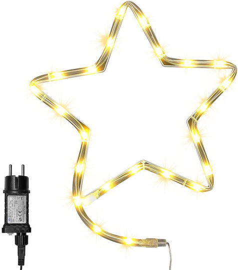 XMASfest Stea Cu Lumină LED Alb Cald 30 cm XMASfest Stea Cu Lumină LED Alb Cald 30 cm