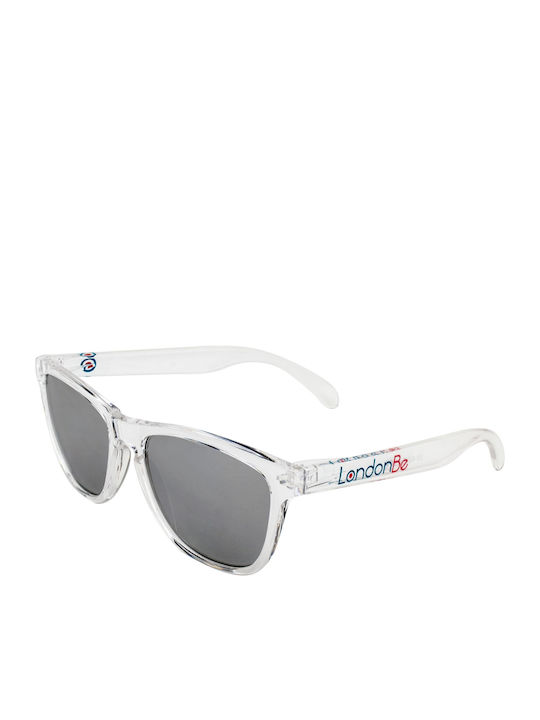 LondonBe Unisex Sonnenbrille mit Gray Kunststoff Gestell und Gray Linse LB79928511124
