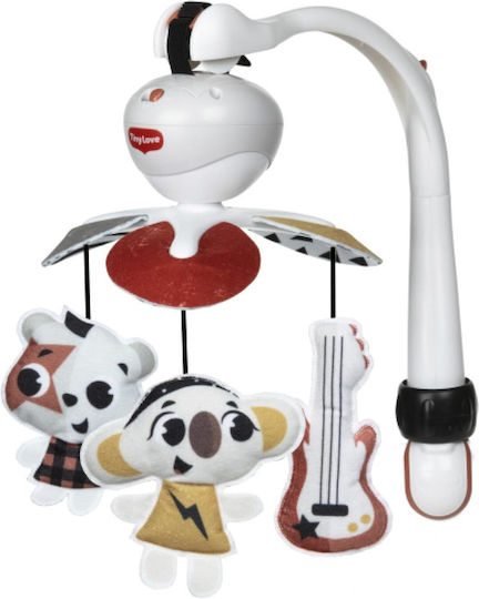 Tiny Love Mobile On--go 3-in-1 Musical Mobile Babies Electric 0+ Months Portable Baby Crib Mobile 3 Attachment Options 5 Melodies 30 Minutes Continuous Music Tiny Rockers