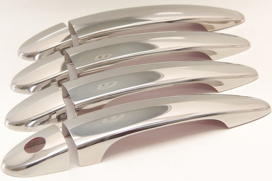 Set Ornamente Cromate Mânere Uși Compatibil BMW Seria 5 E60 2004-2010 X3 E83 2003-2010