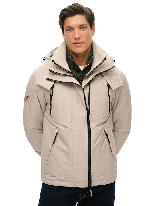 Superdry M D2 Sdcd Μπουφάν Αντιανεμικό Cream