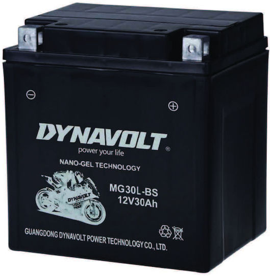 Dynavolt Nano GEL Motorcycle Battery YTX30L-BS with Capacity 30Ah