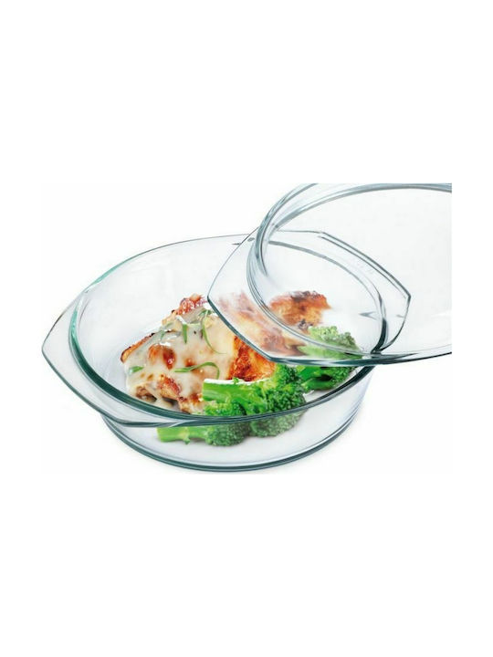 Simax Στρογγυλό Πυρίμαχο Σκεύος Γυάλινο 2000ml