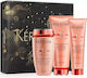 Kérastase Discipline Hair Care Set for Smoothing for Frizzy Hair with Shampoo, Conditioner and Heat Protection 3pcs