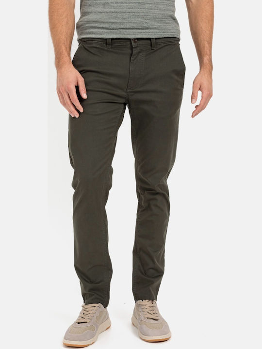 Παντελόνι Chino Ελαστικό σε Slim Εφαρμογή Πράσινο