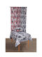 Viopros Curtain With Pencil Pleat Gray 140x270cm
